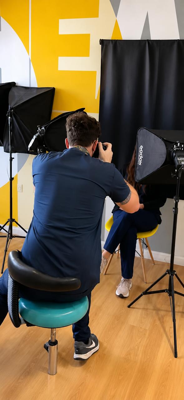 Registro fotográfico clínico y planificación estética